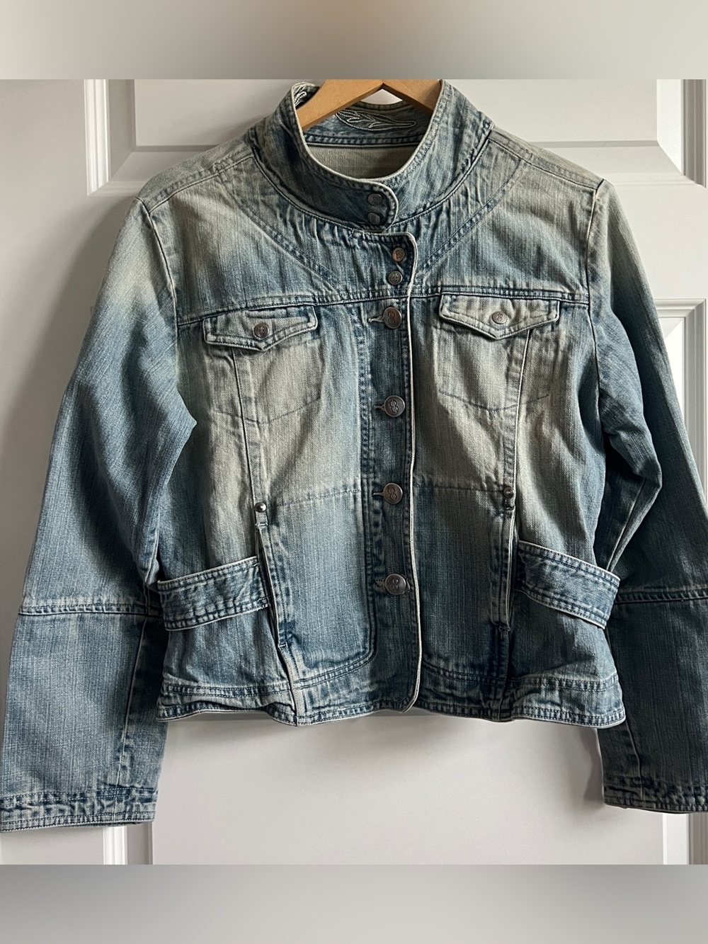 BILL BLASS Vintage Denim Jacket Y2K Large